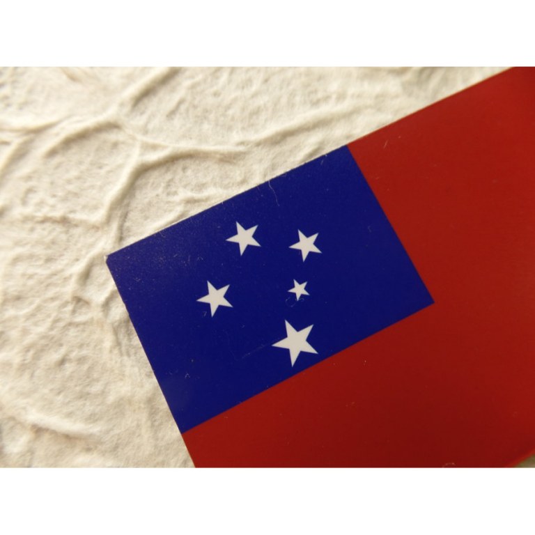 Aimant drapeau des Samoa