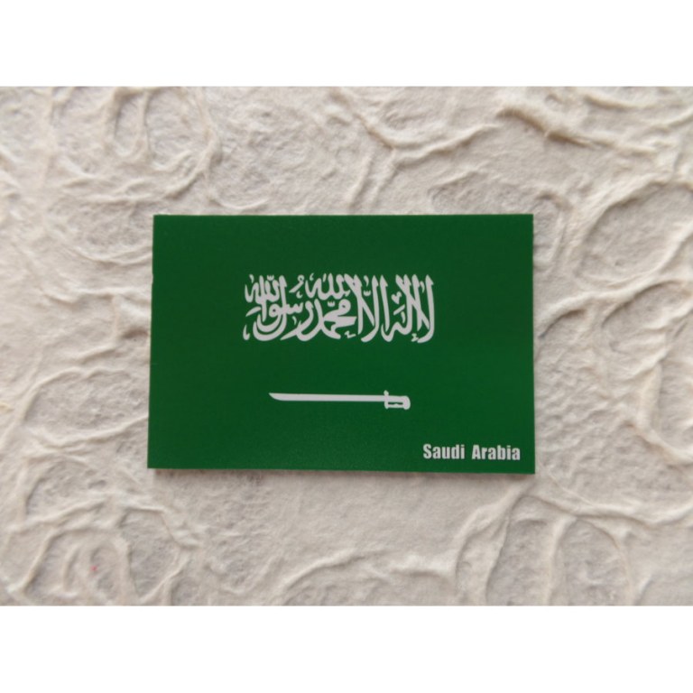 Aimant drapeau Arabie Saoudite