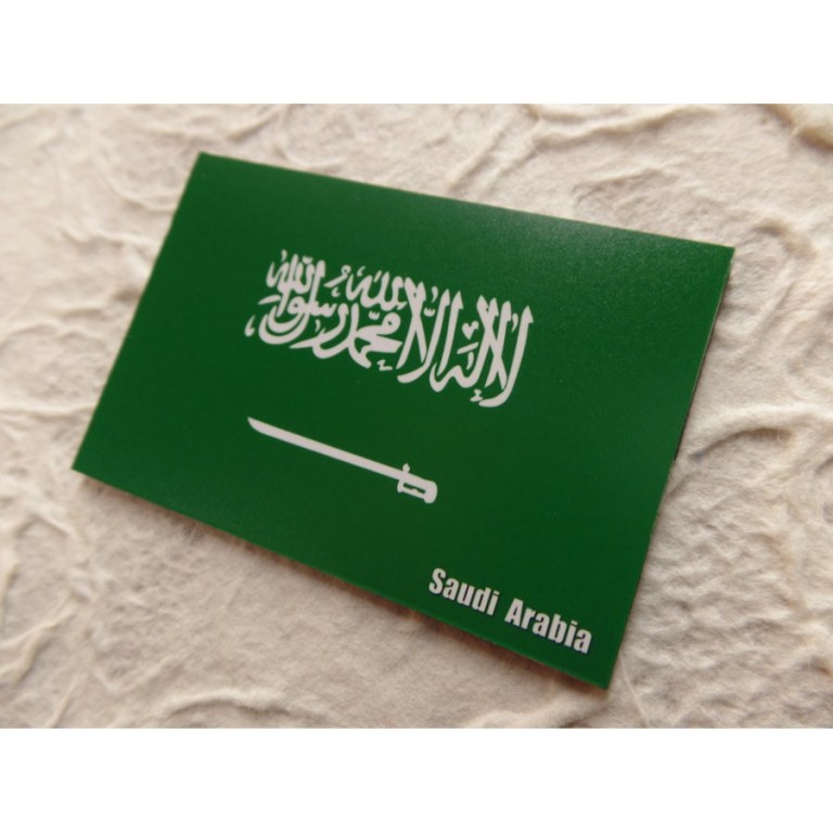 Aimant drapeau Arabie Saoudite