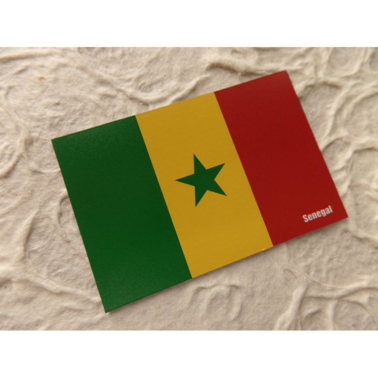Aimant drapeau Sénégal