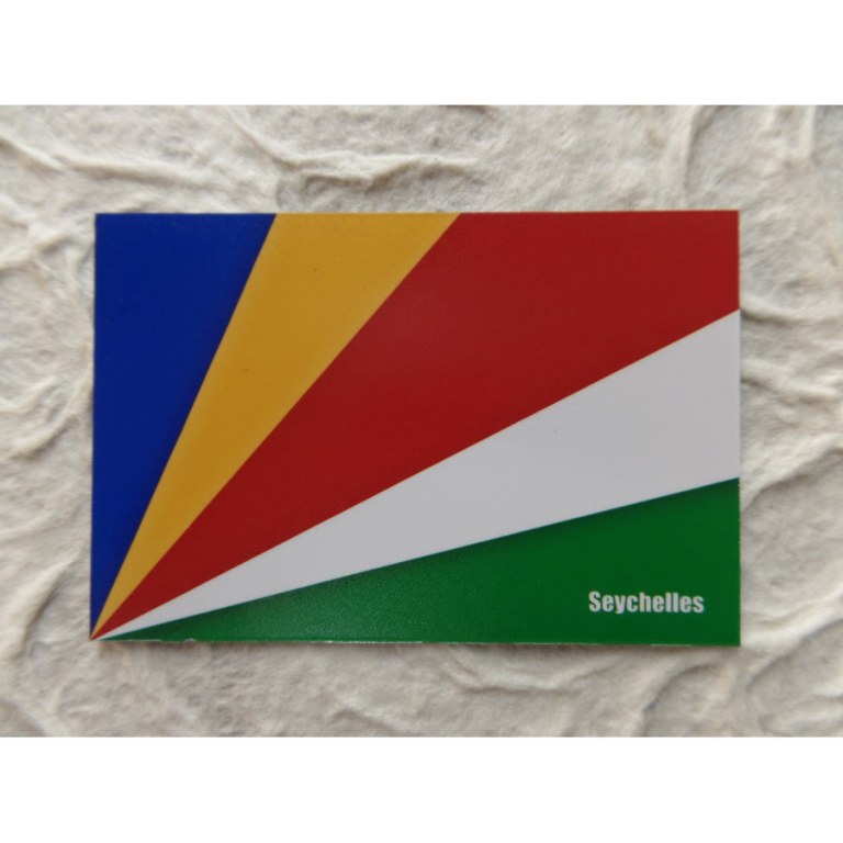 Aimant drapeau Seychelles