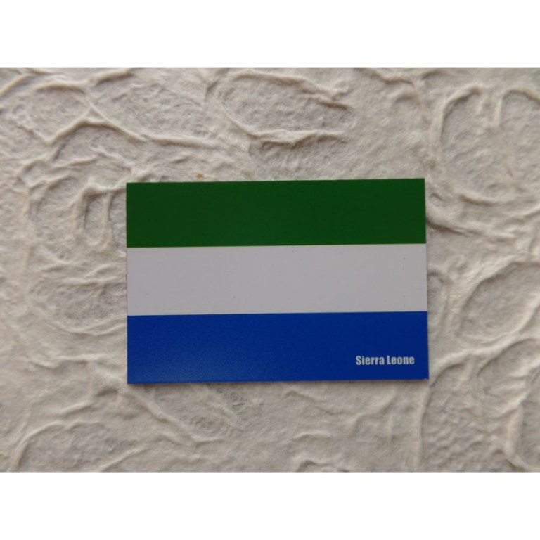 Aimant drapeau Sierra Leone