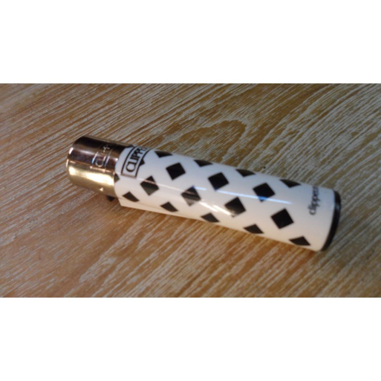 Briquet losanges noirs