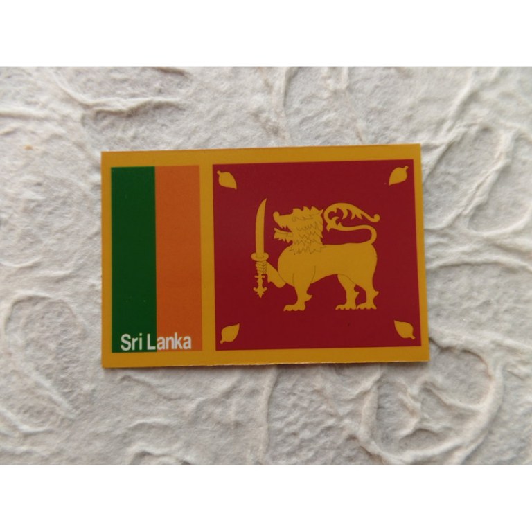 Aimant drapeau Sri Lanka