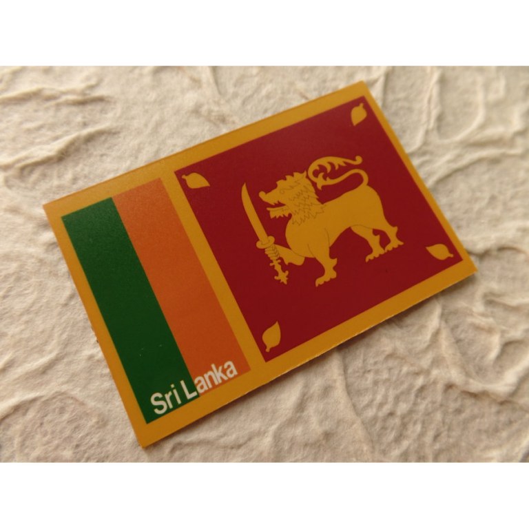 Aimant drapeau Sri Lanka