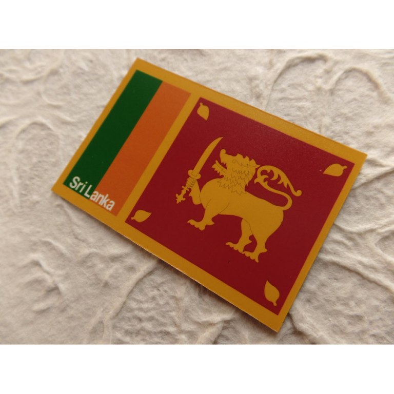 Aimant drapeau Sri Lanka