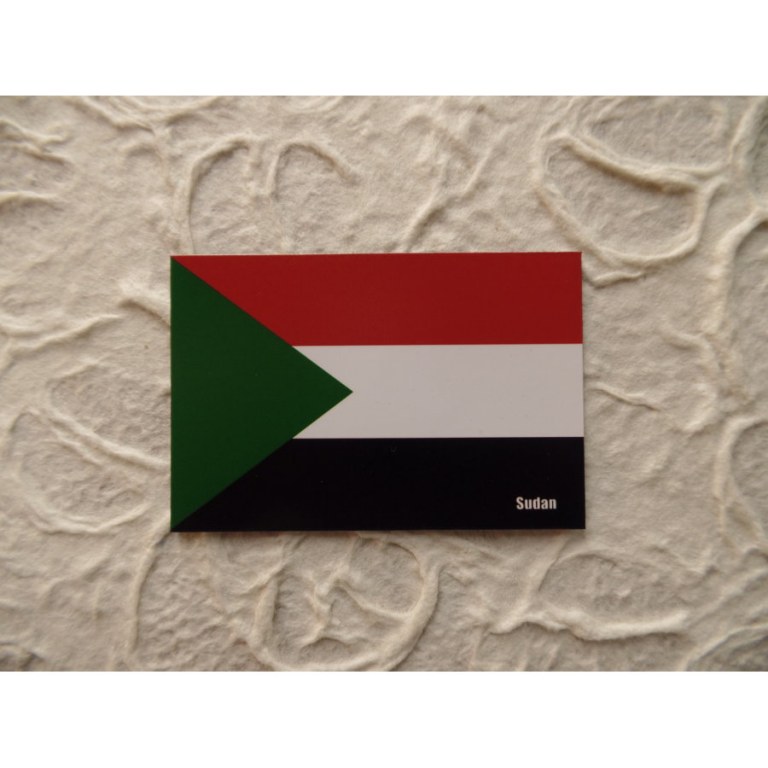 Aimant drapeau Soudan