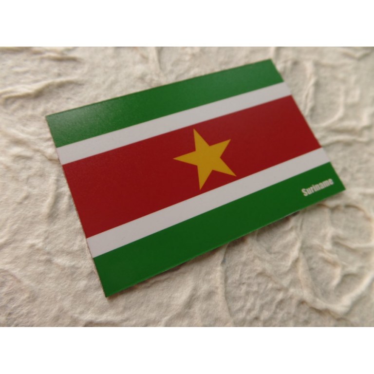 Aimant drapeau Surinam