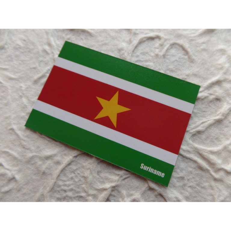 Aimant drapeau Surinam