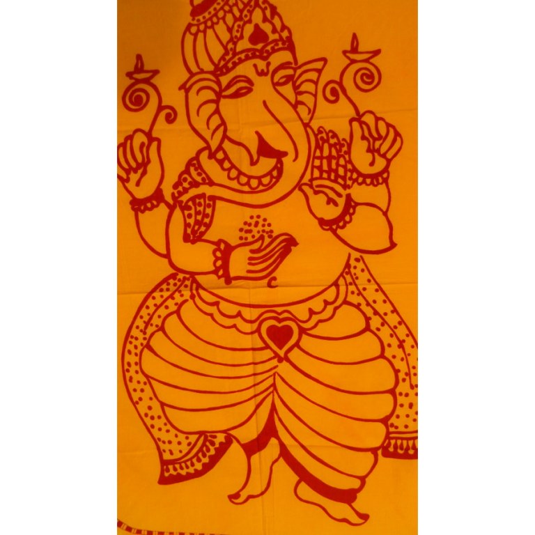 Tenture multicolore Ganesh 