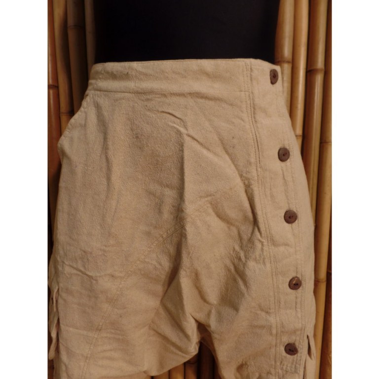 Pantalon baba tchik écru