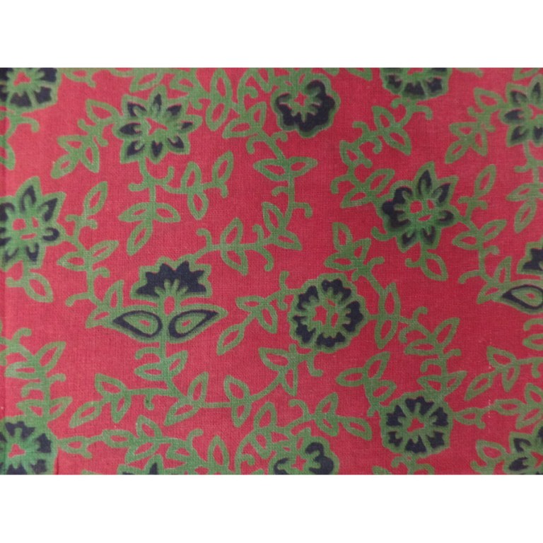 Tenture rouge gerbe de fleurs 6 couleurs
