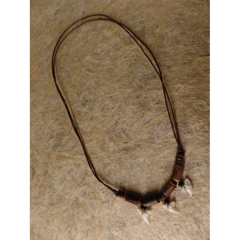 Collier Kalim marron foncé