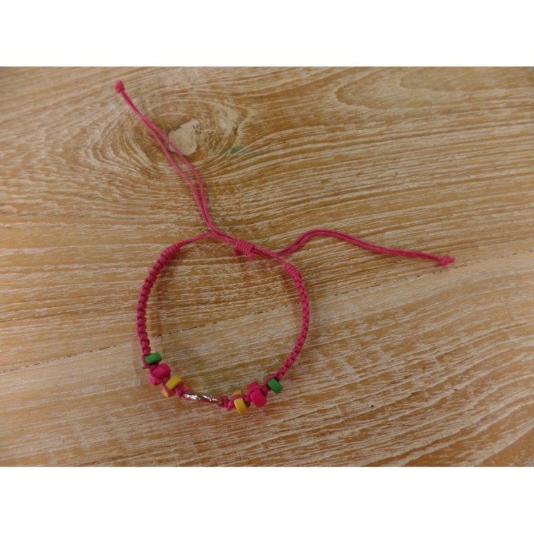 Bracelet peace & love rose