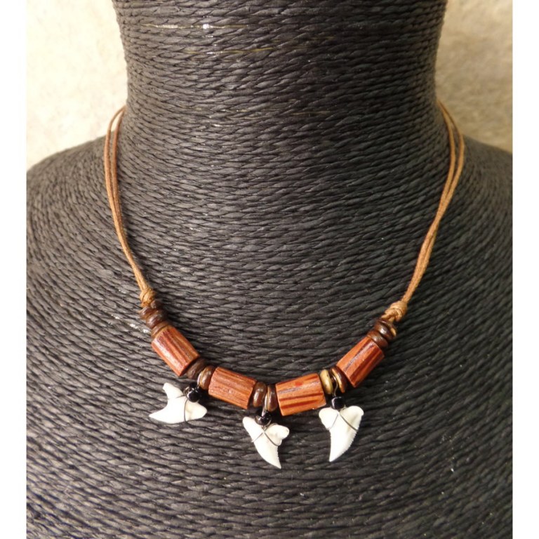 Collier Kalim marron