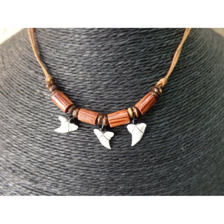 Collier Kalim marron