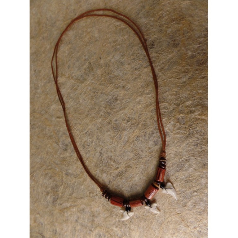 Collier Kalim marron