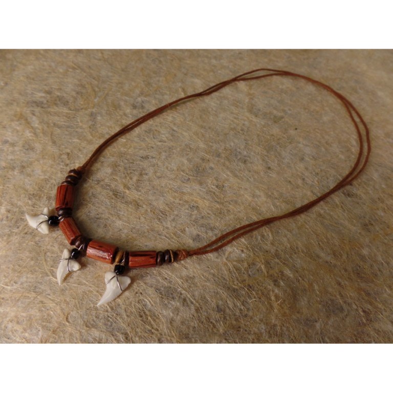 Collier Kalim marron