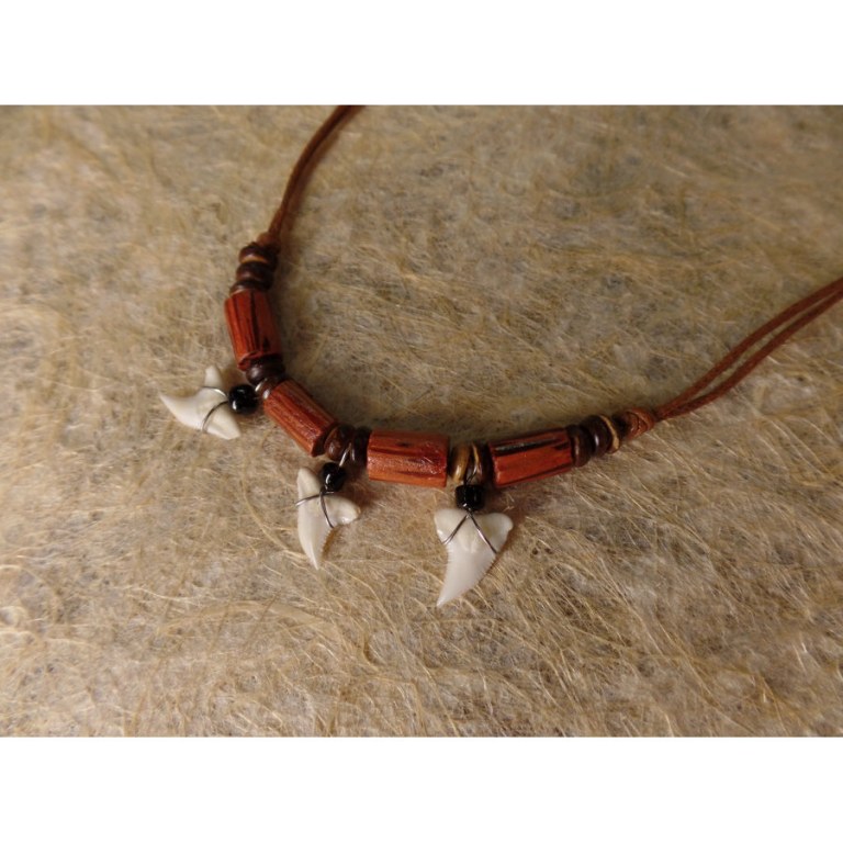 Collier Kalim marron