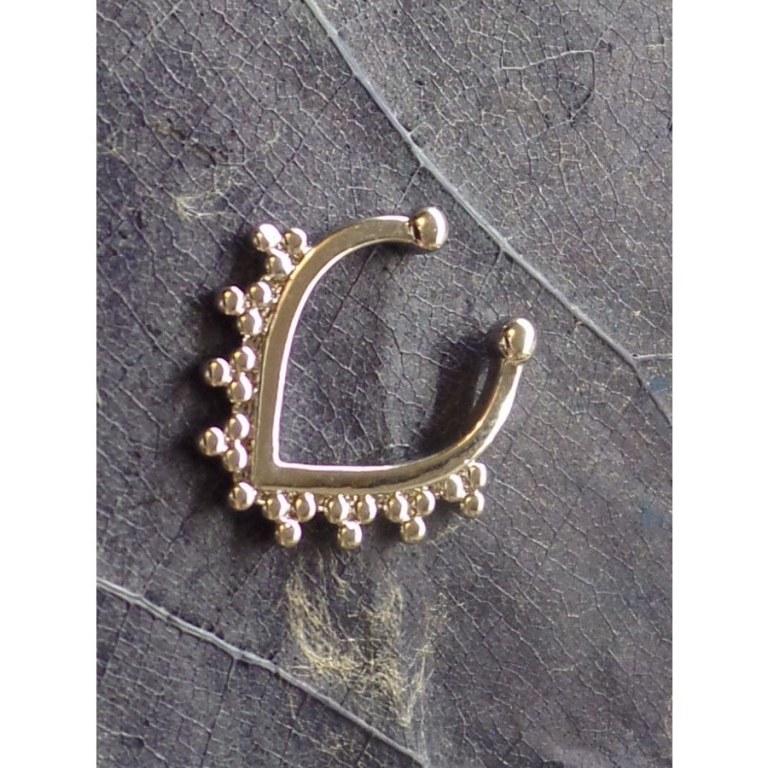 Bijou septum mini perles