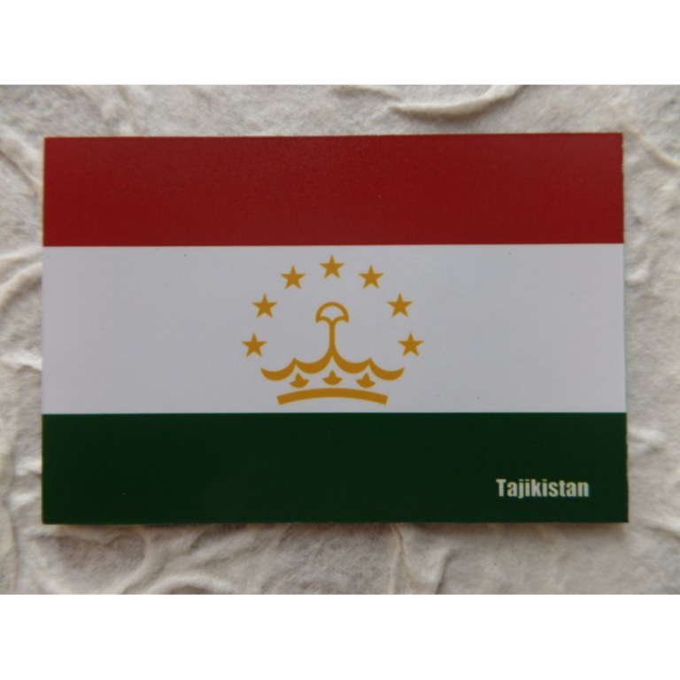 Aimant drapeau Tadjikistan