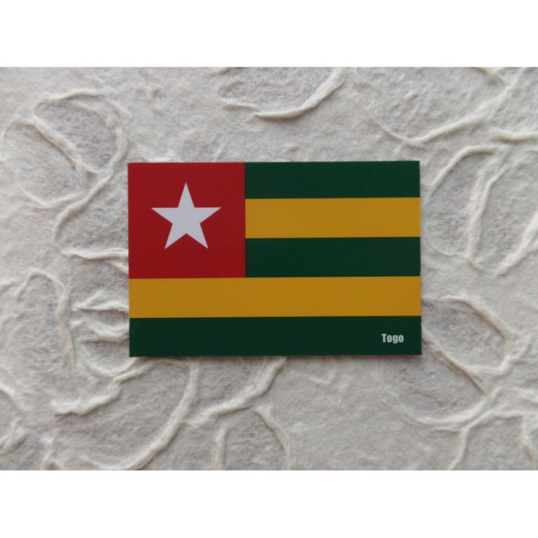 Aimant drapeau Togo