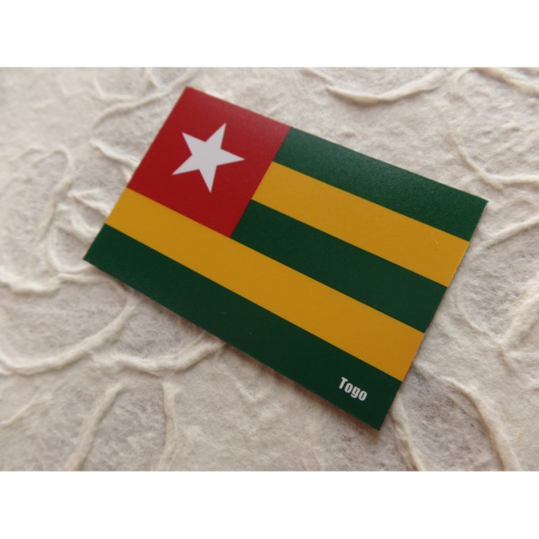 Aimant drapeau Togo