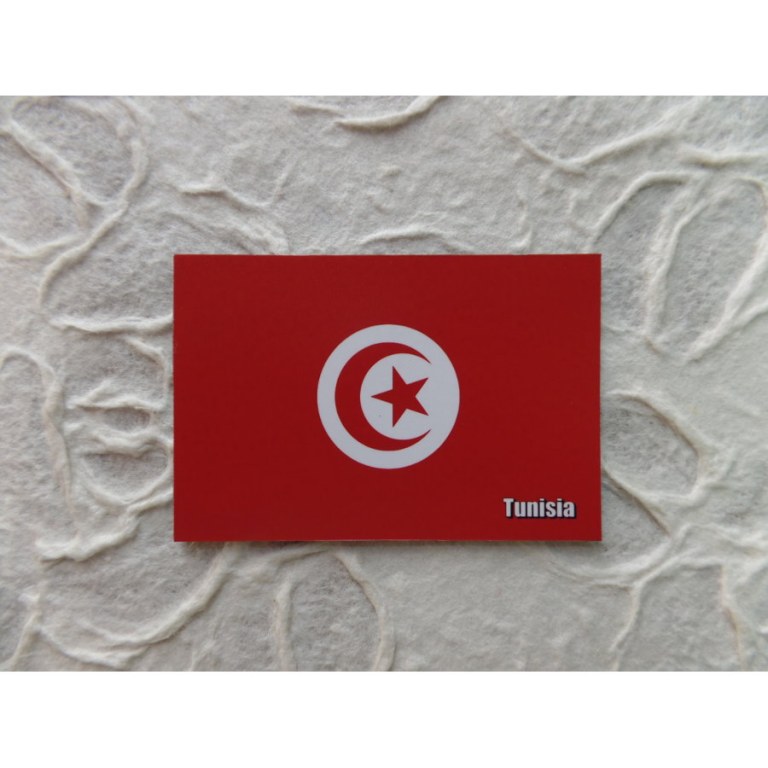 Aimant drapeau Tunisie