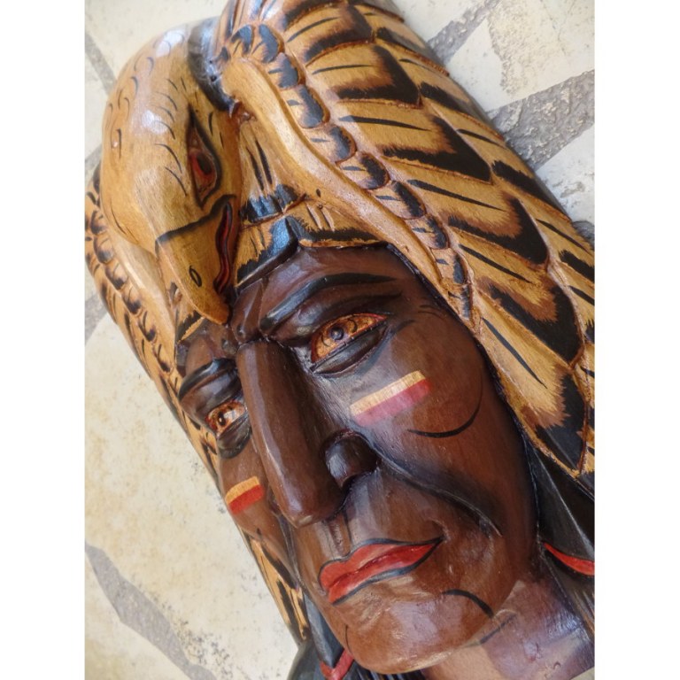 Masque chef Indien grand aigle