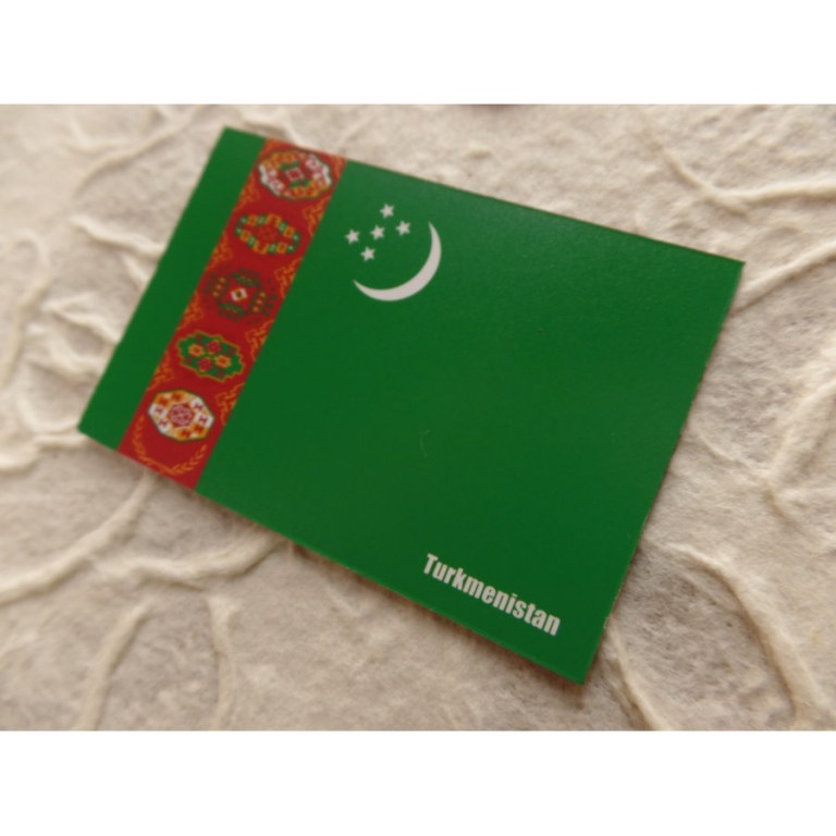Aimant drapeau Turkmesnistan