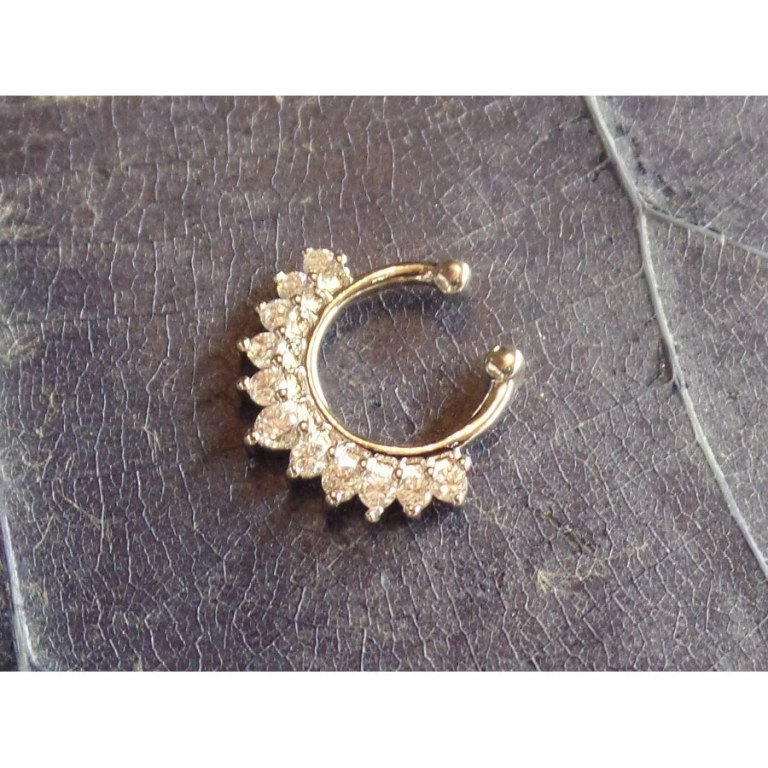 Bijou septum strass