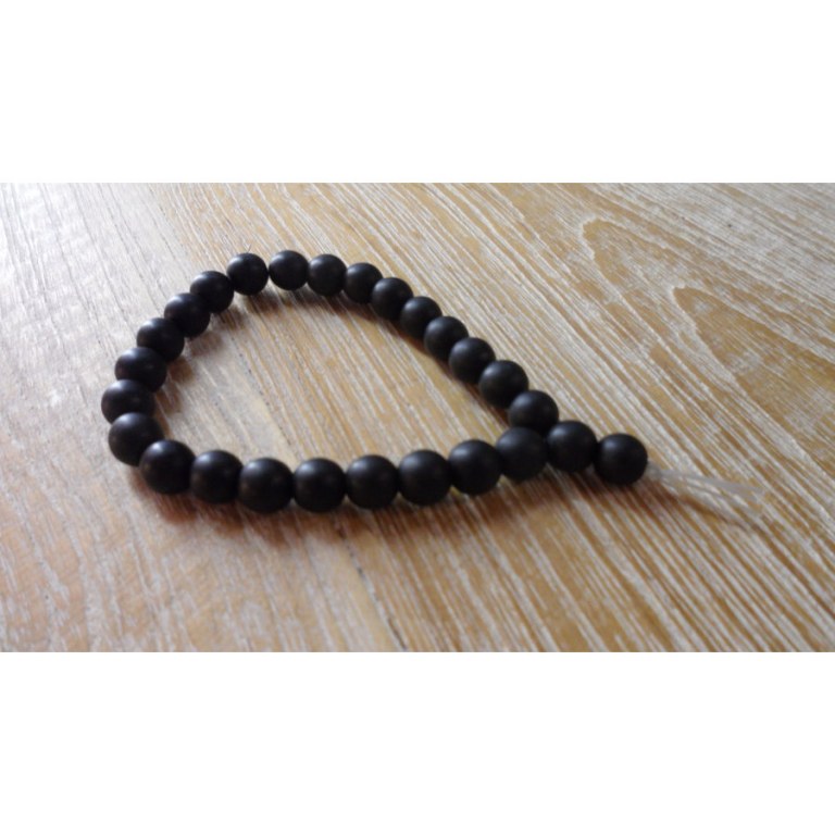 Bracelet mala onyx mat