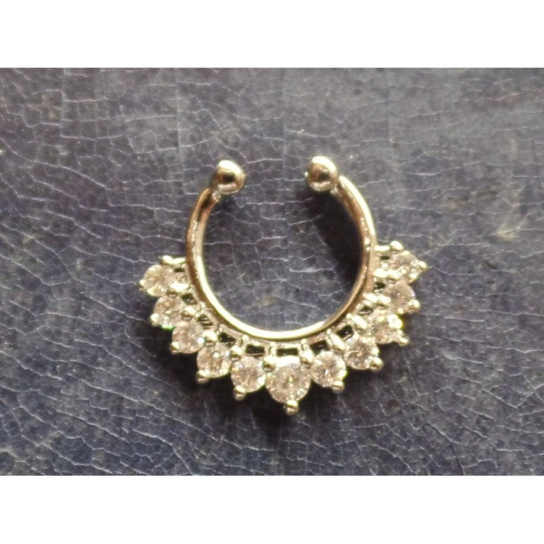 Bijou septum strass