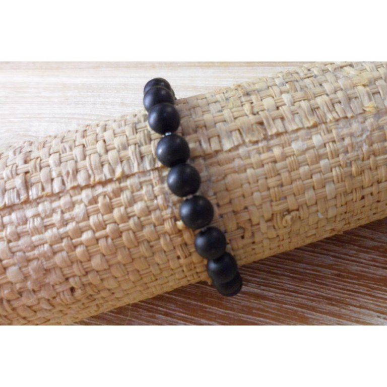 Bracelet mala onyx mat