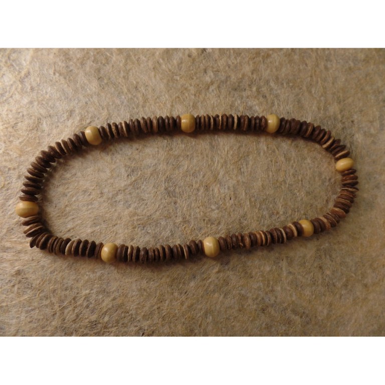 Collier Padang marron