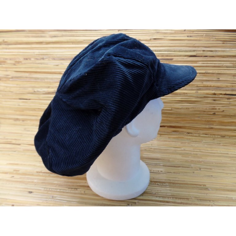 Casquette velours noire