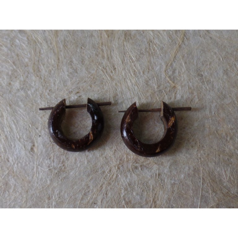 Boucles d'oreilles créoles ethnik