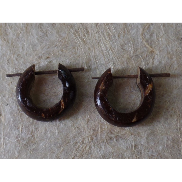 Boucles d'oreilles créoles ethnik