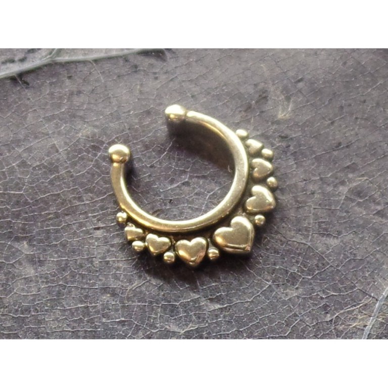 Bijou septum coeurs