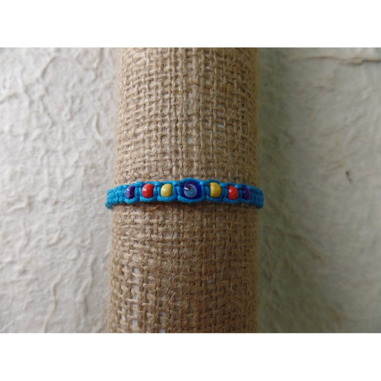 Bracelet bleu oeil