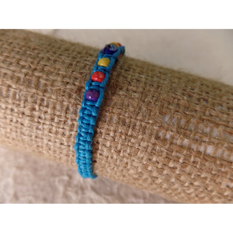 Bracelet bleu oeil