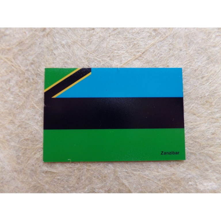 Aimant drapeau Zanzibar