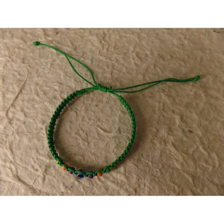 Bracelet vert oeil