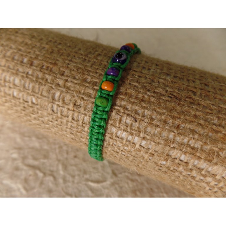 Bracelet vert oeil