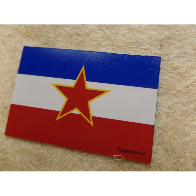 Aimant drapeau ex Yougoslavie