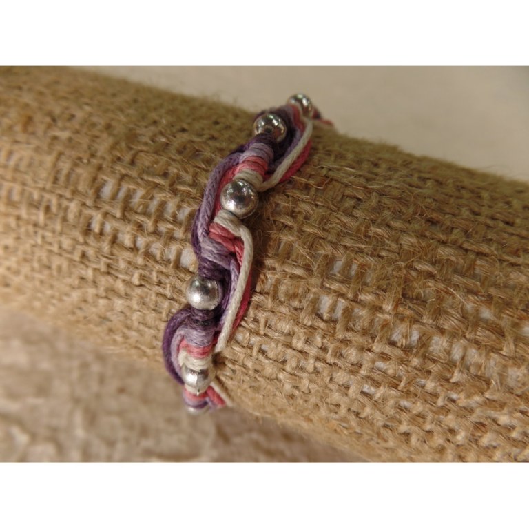 Bracelet ola mauve