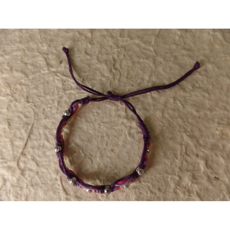 Bracelet ola mauve