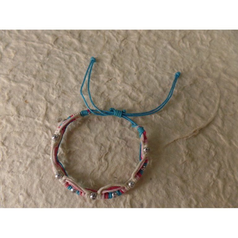 Bracelet ola rose/bleu