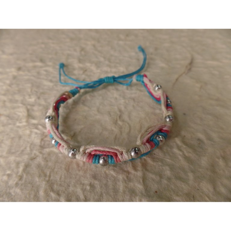 Bracelet ola rose/bleu