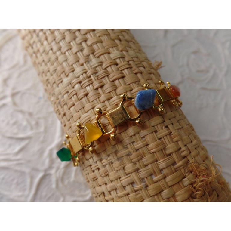 Bracelet 10 pierres naturelles